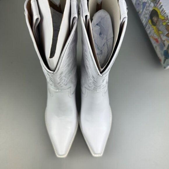 Jeffrey Campbell Rancher Boot in White - Picture 6 of 11